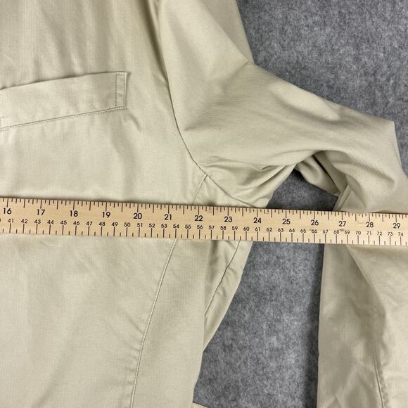 Joseph Abboud Utility Blazer Jacket Mens XL Khaki Unstructured Cotton Adjustable - Picture 11 of 16